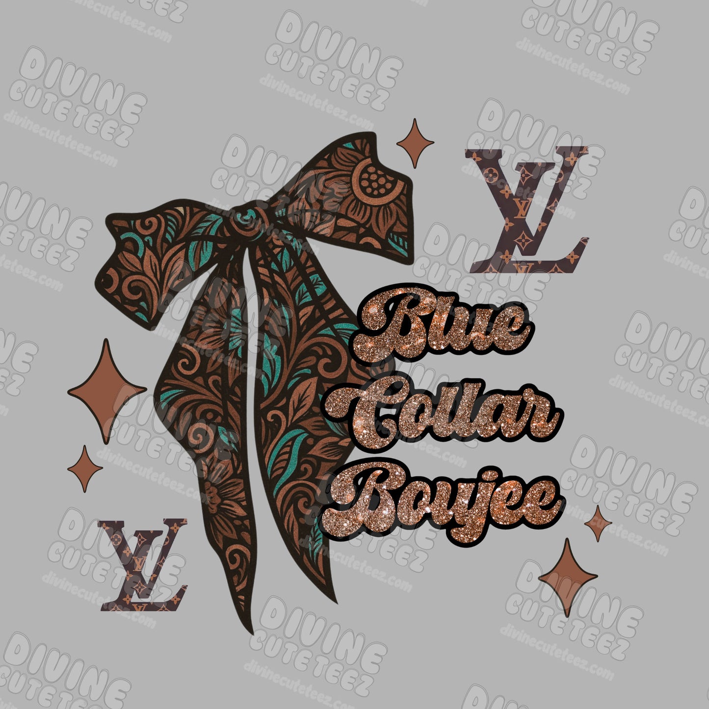 Blue Collar Boujee DTF Transfer