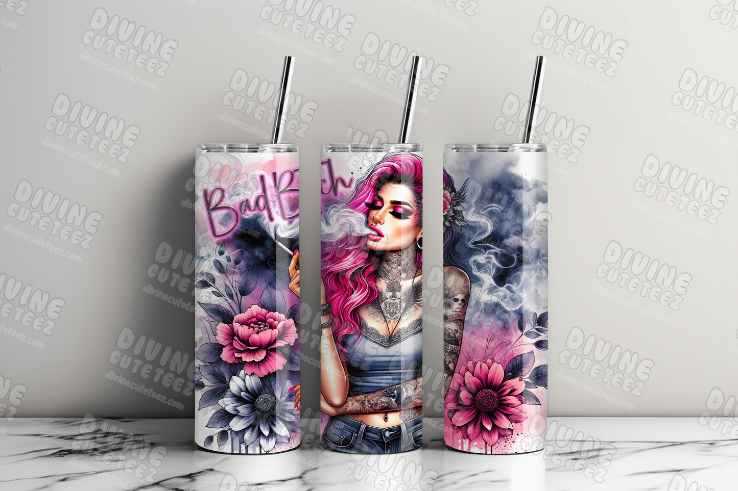 Bad Bitch 20oz Sublimation Transfer