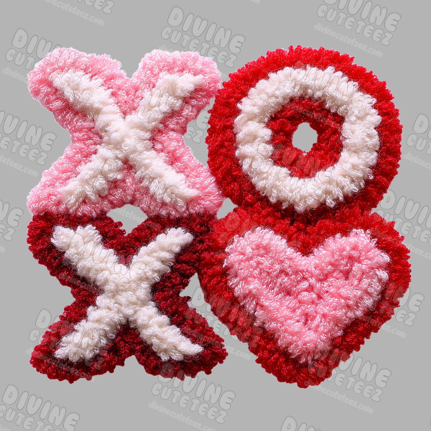 Valentine Chenille DTF Transfer