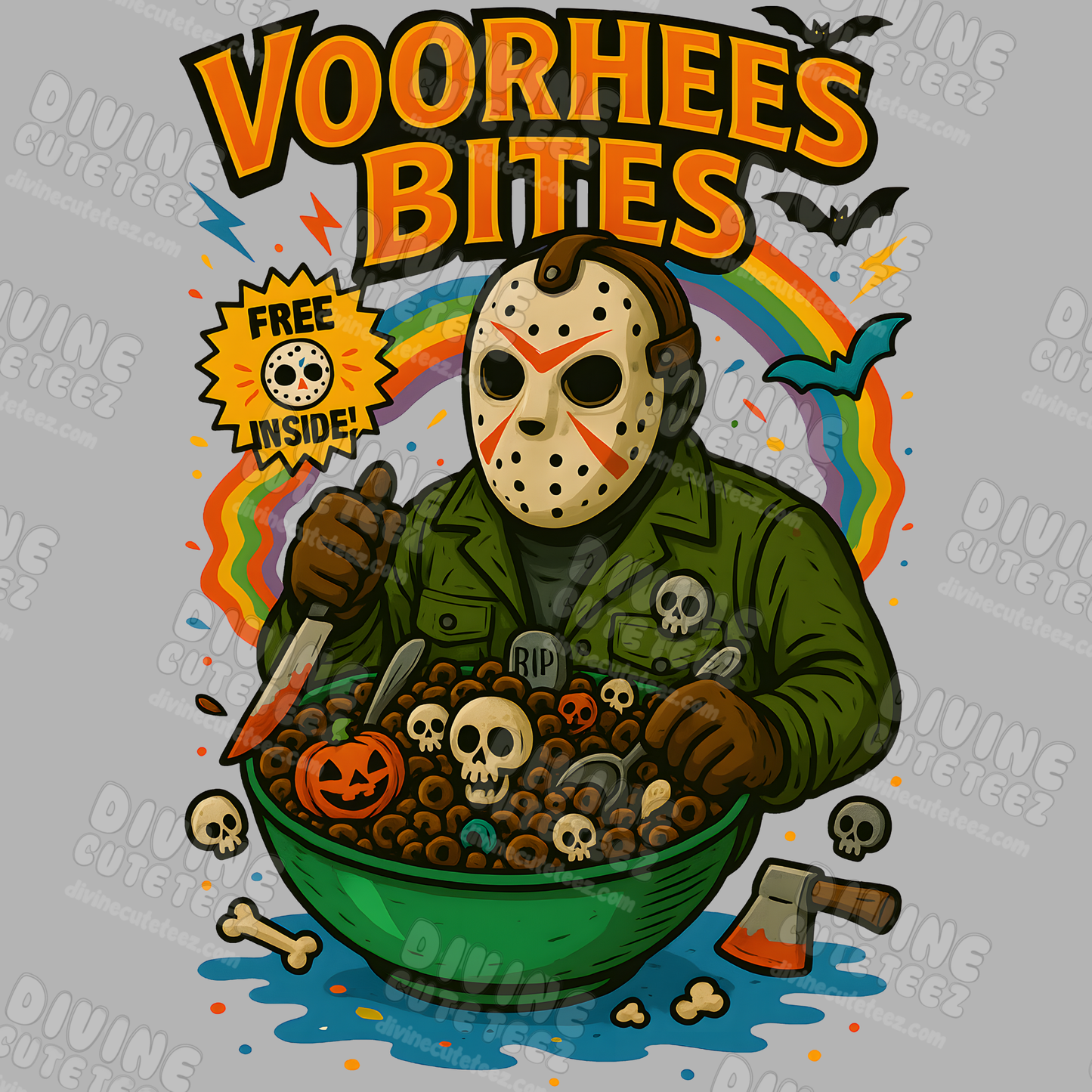 Cereal Horror Characters DTF Transfer