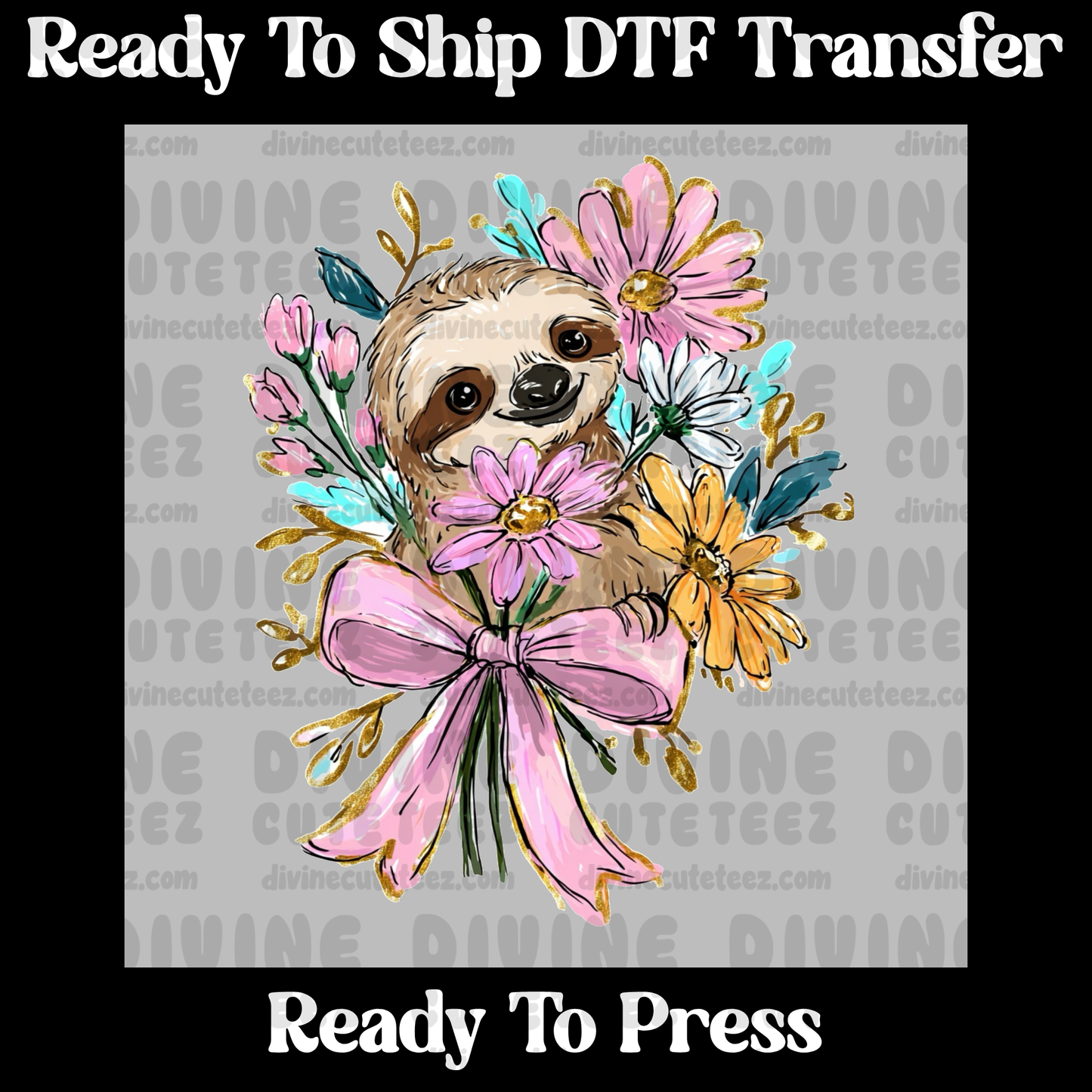 Floral Sloth
