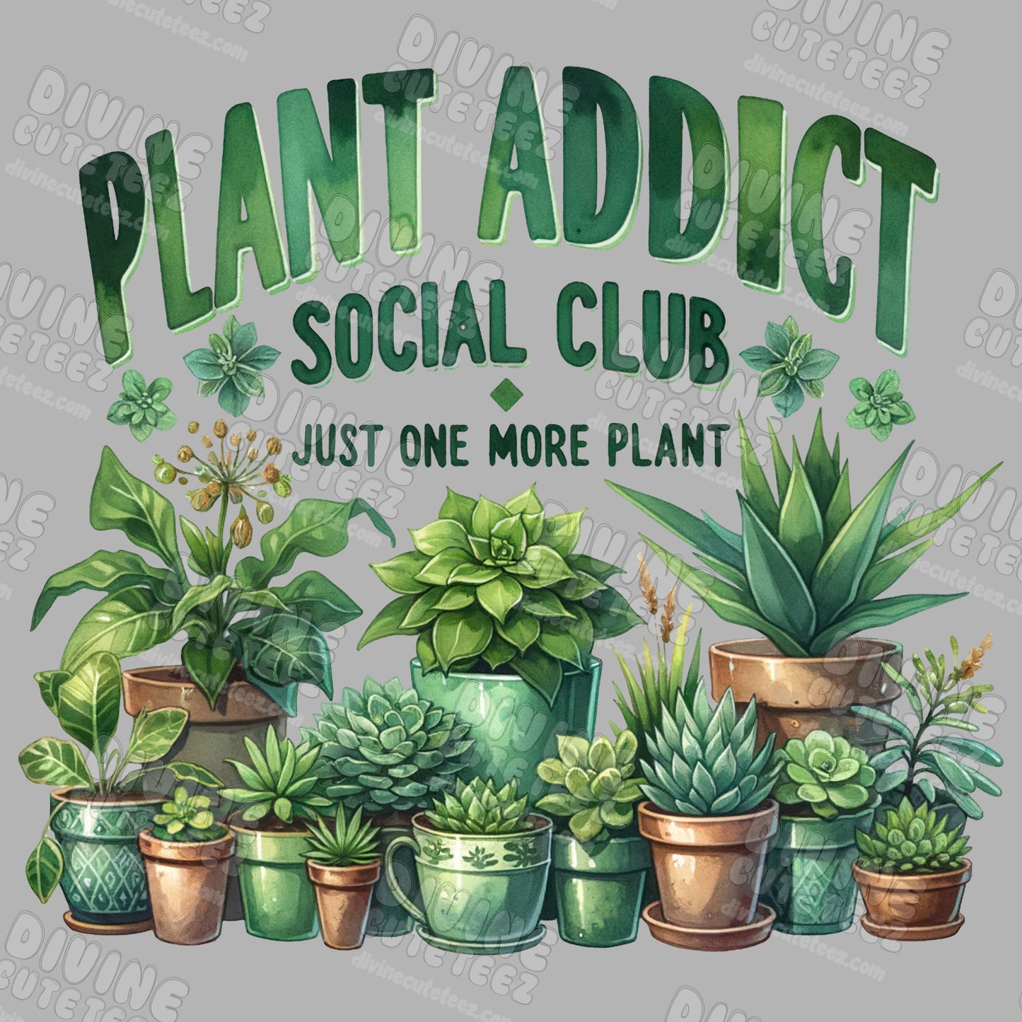 Plant Addict Social Club DTF Transfer