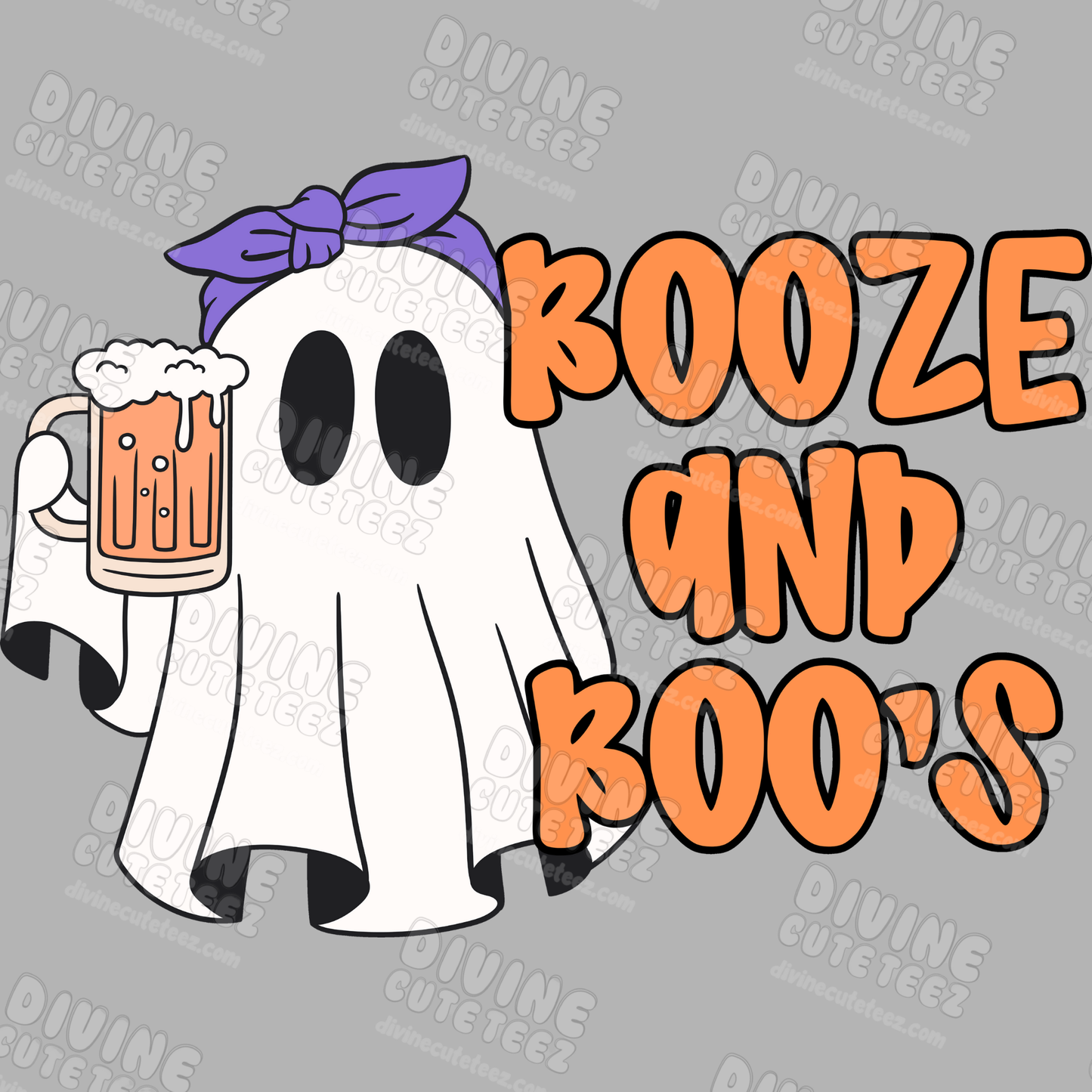 Booze And Boo's DTF Transfer