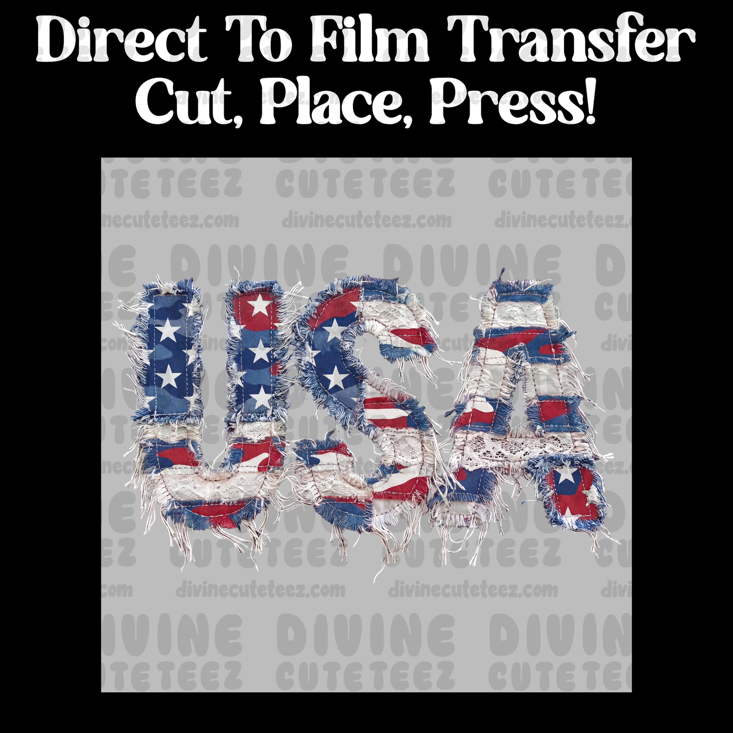 USA Denim Fringe