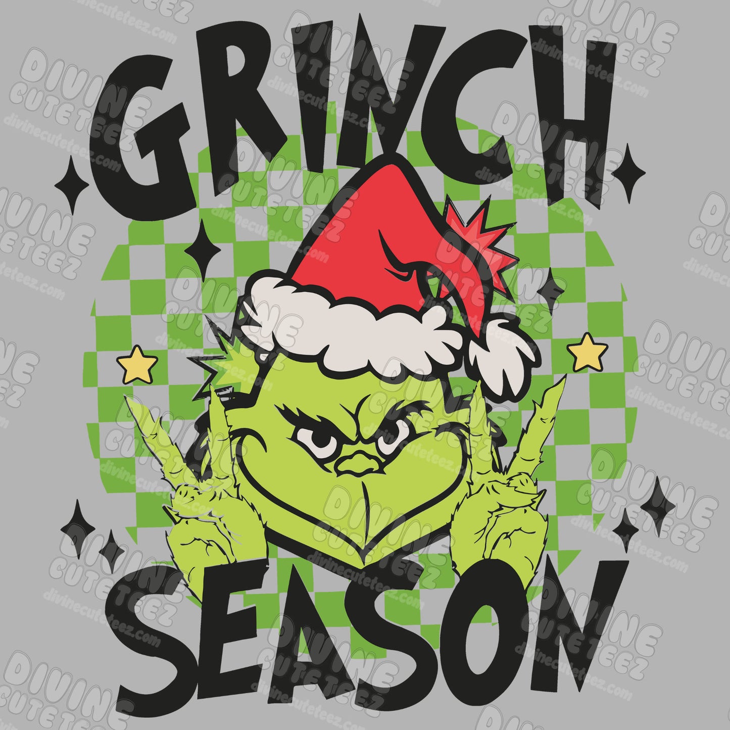 Grinch Season DTF Transfer