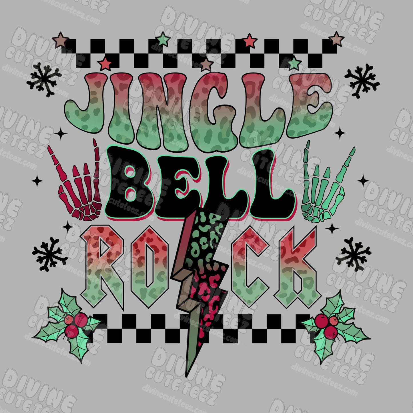 Jingle Bell Rocks DTF Transfer