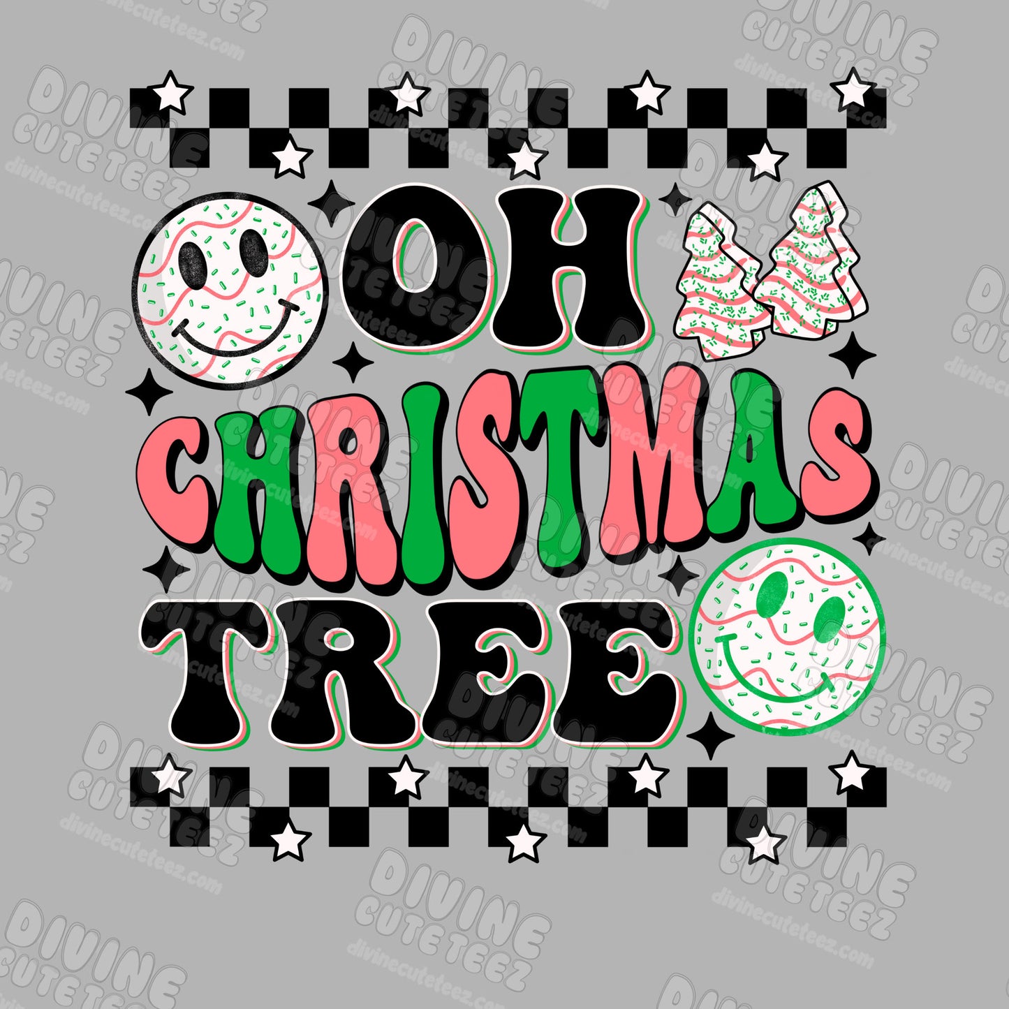 Oh Christmas Tree DTF Transfer