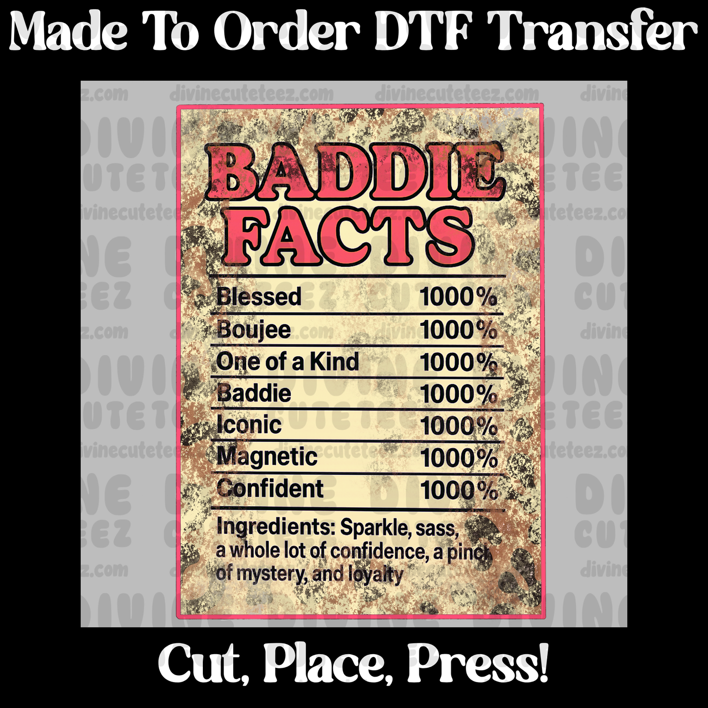 Baddie Facts