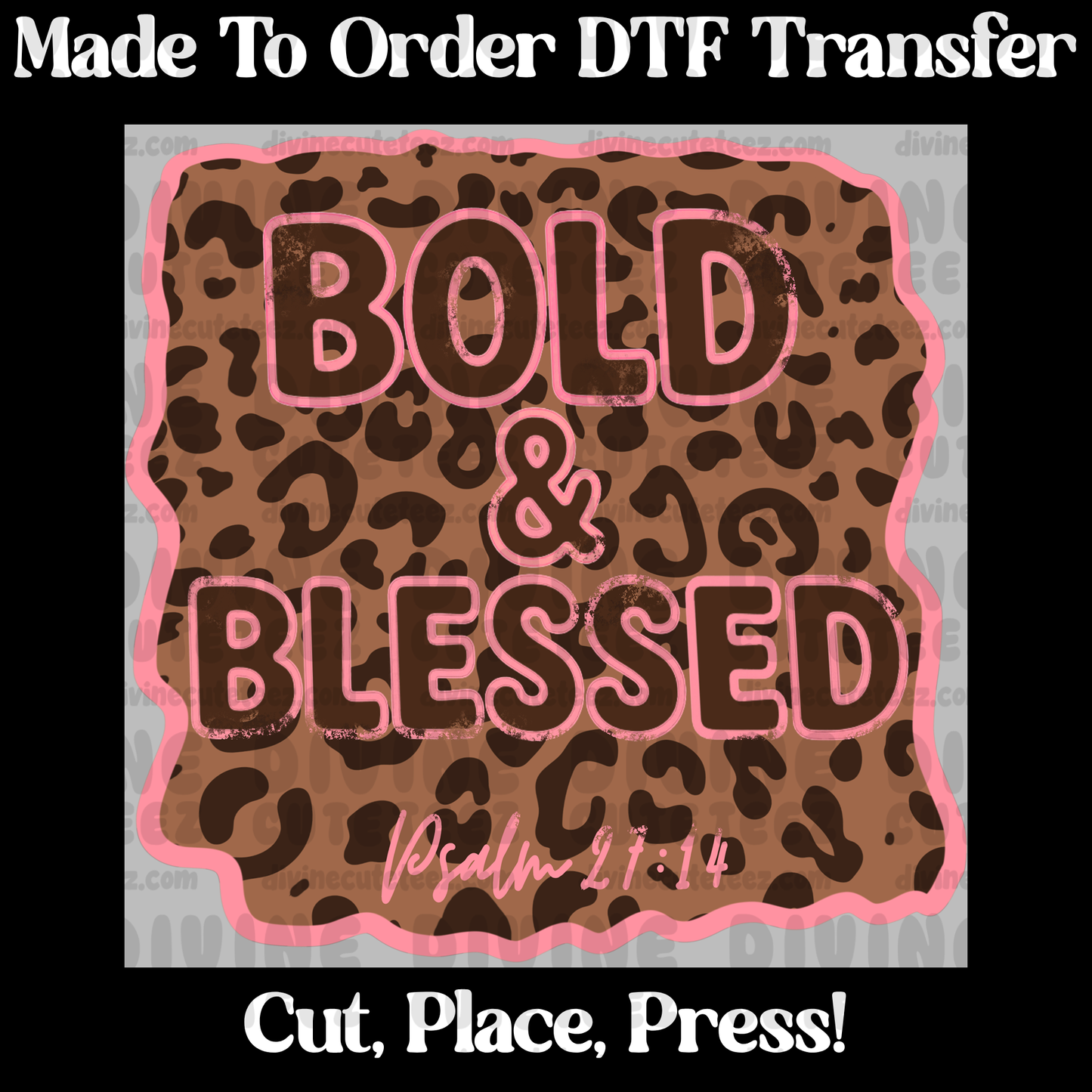 Bold and blessed