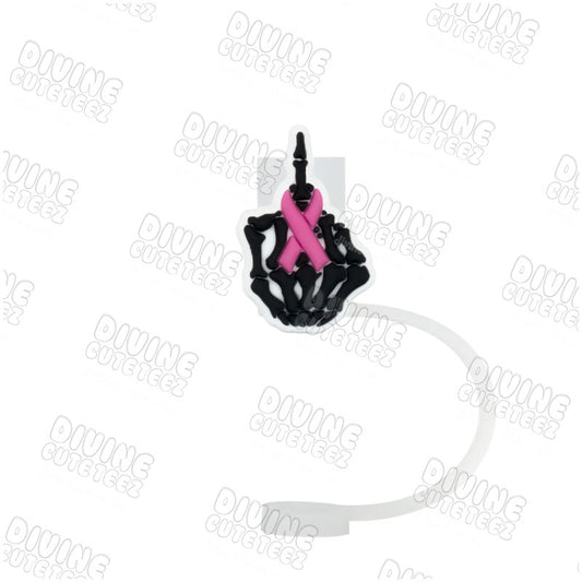 FK Breast Cancer Straw Topper