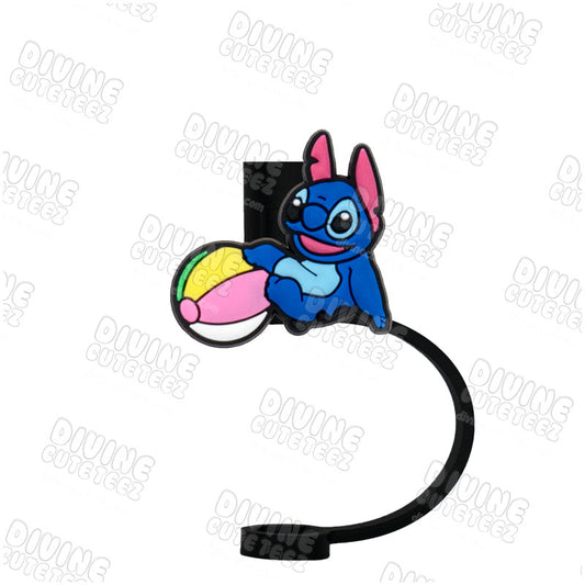 Stitch Beach Ball Straw Topper