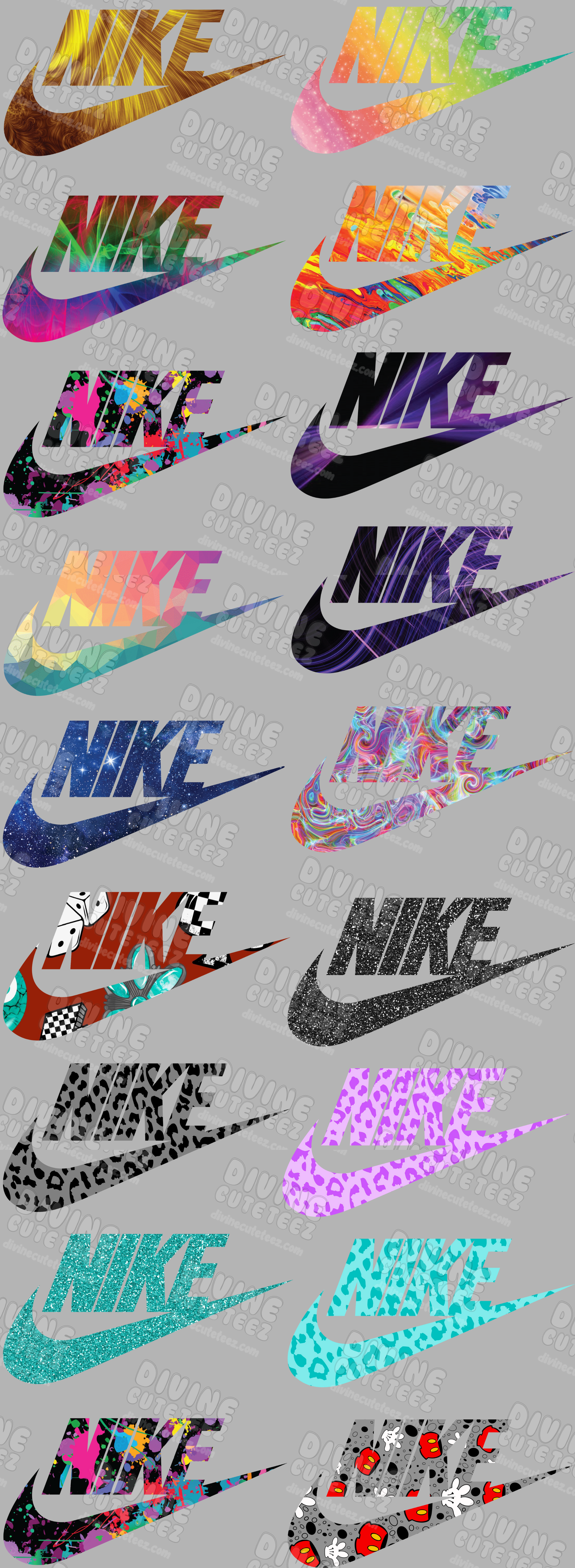 Swoosh Premade DTF Gang Sheet