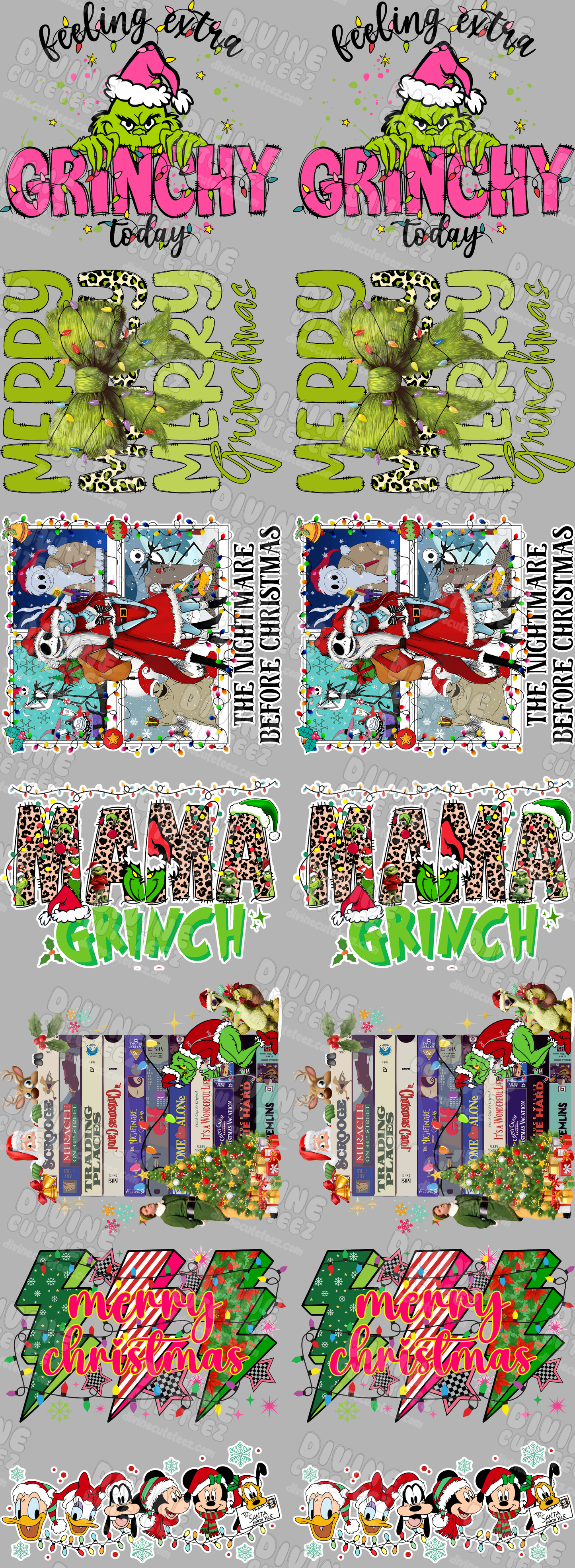 Christmas Premade DTF Gang Sheet