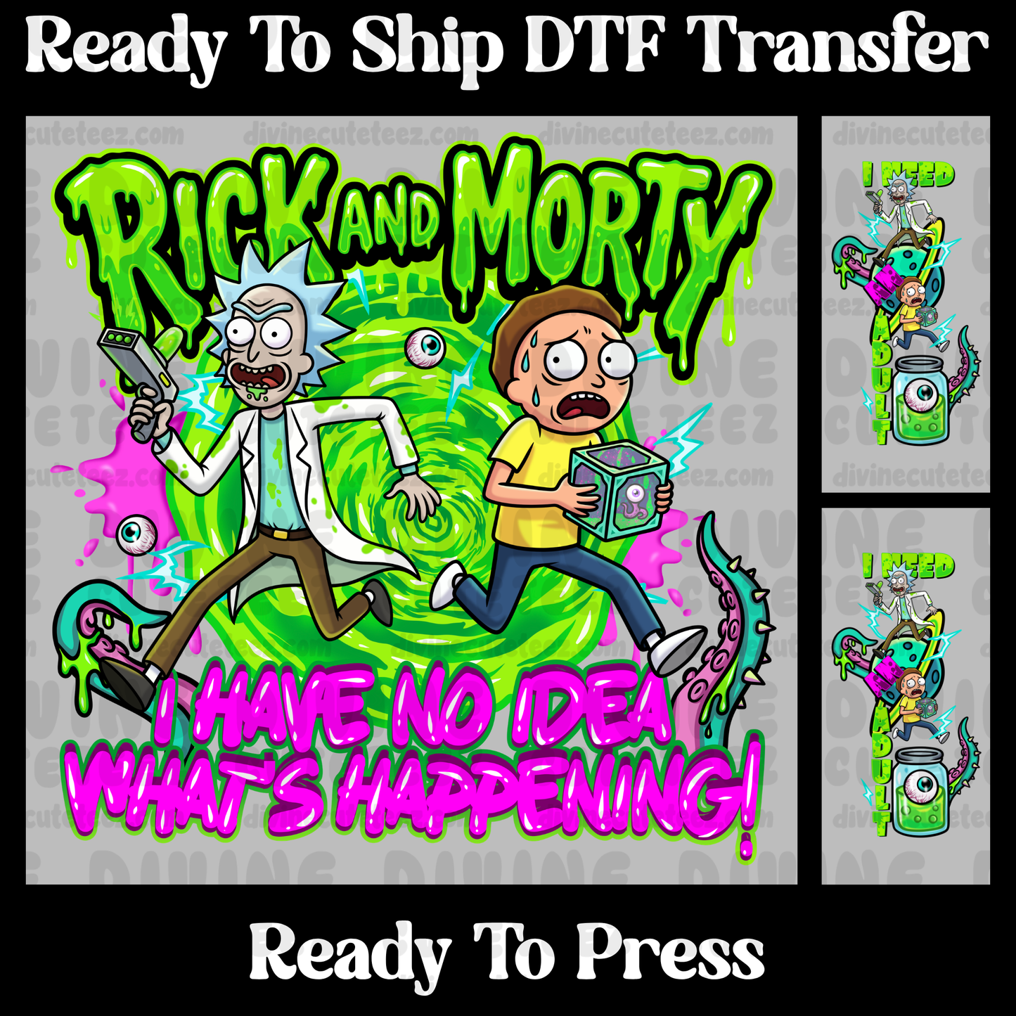 Rick And Morty Sleeve Set