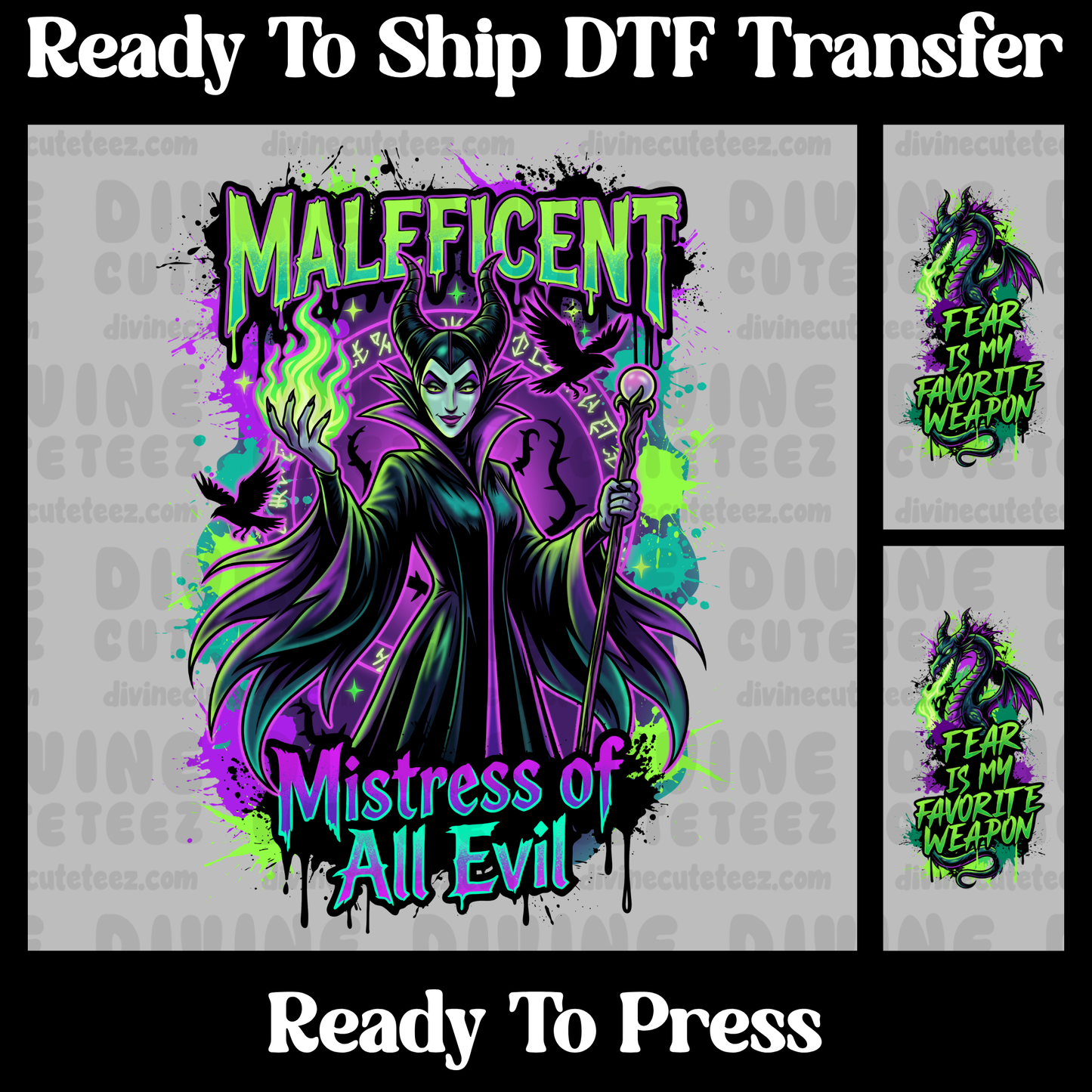 Maleficent Sleeve Set