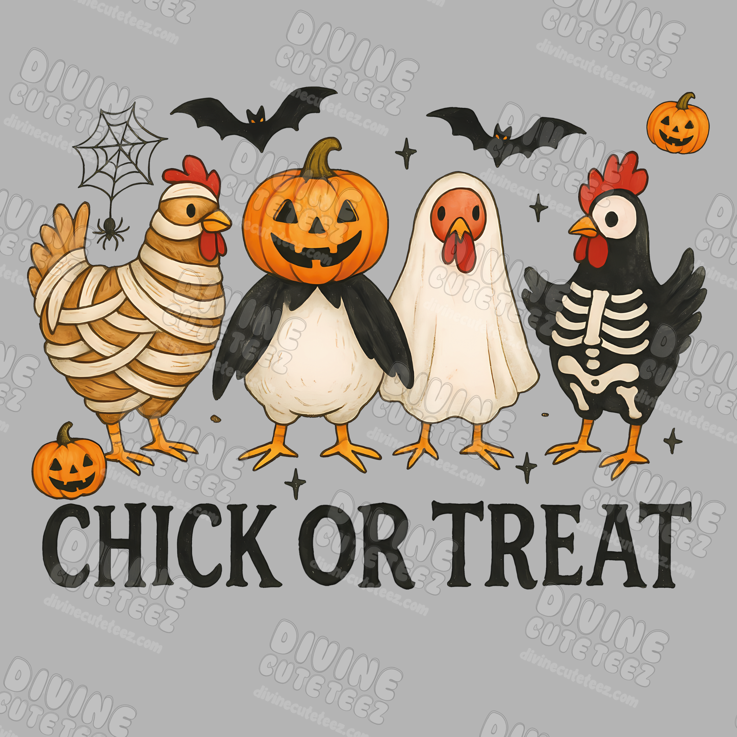 Chick Or Treat DTF Transfer