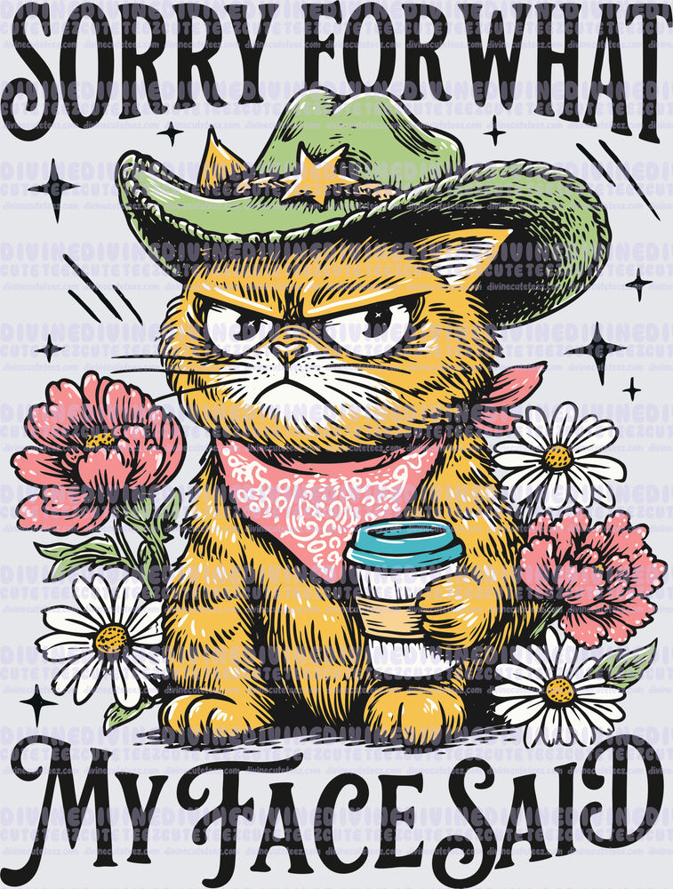 Sorry For What My Face Said Black