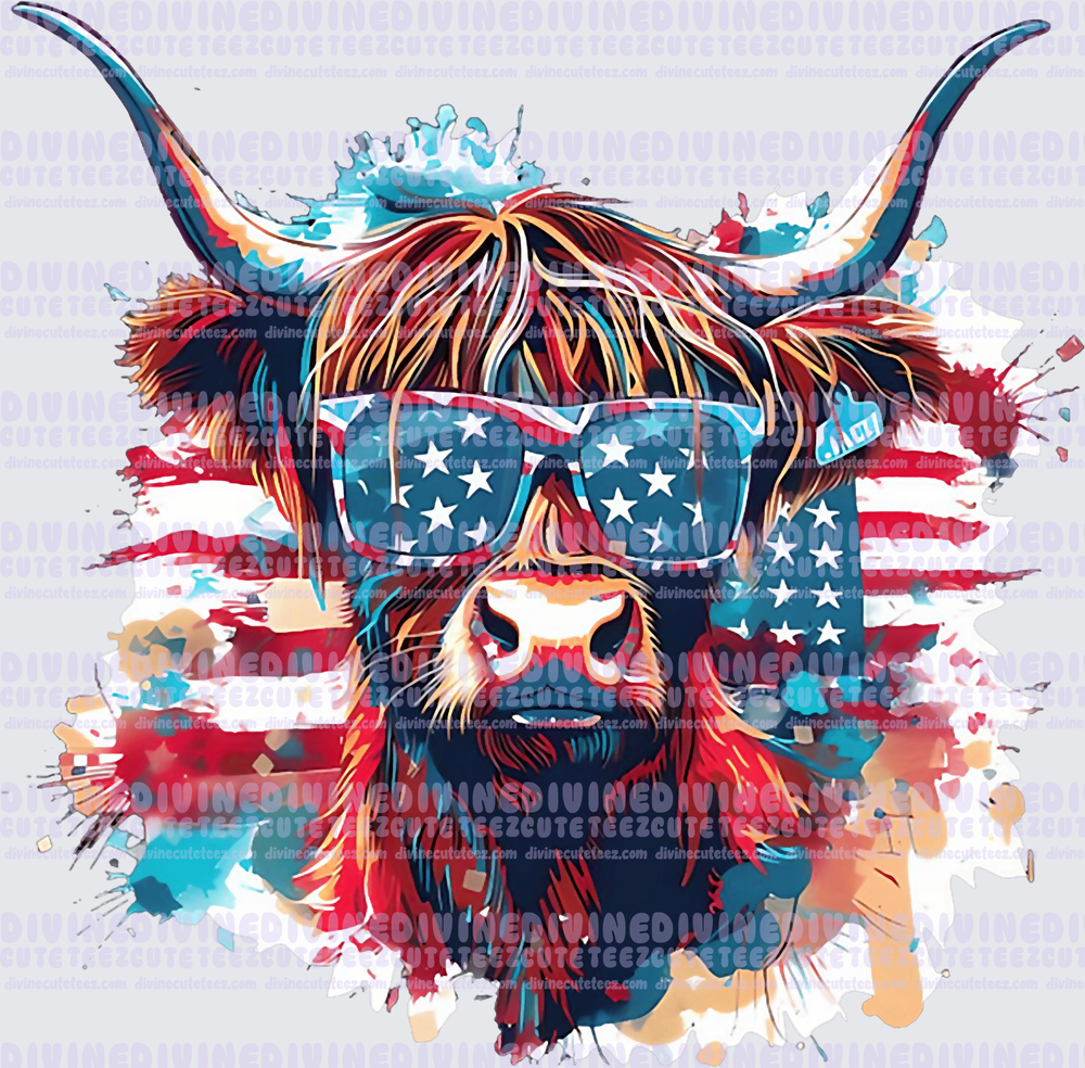 Patriotic Cow