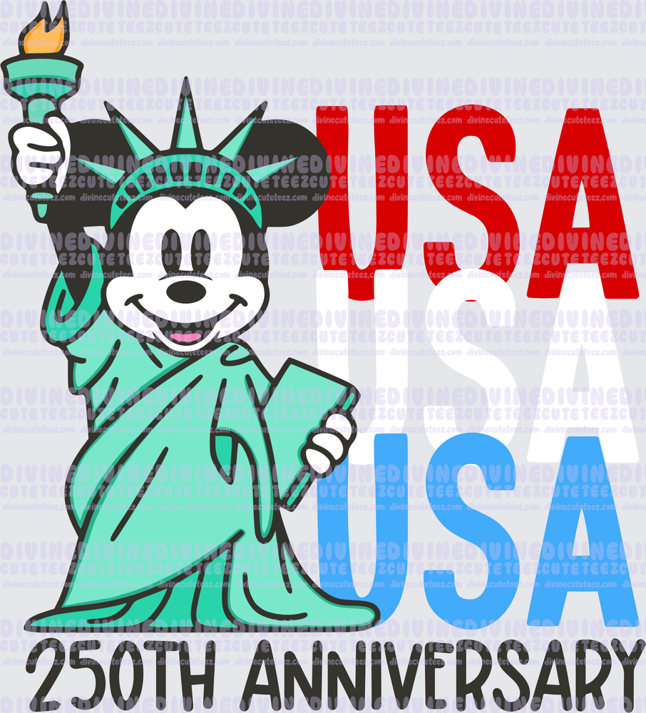 Mickey Usa 250th