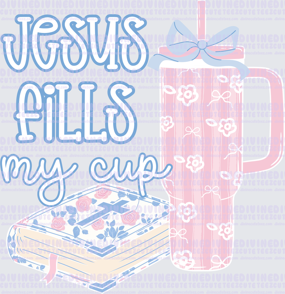 Jesus fills my cup no flowers