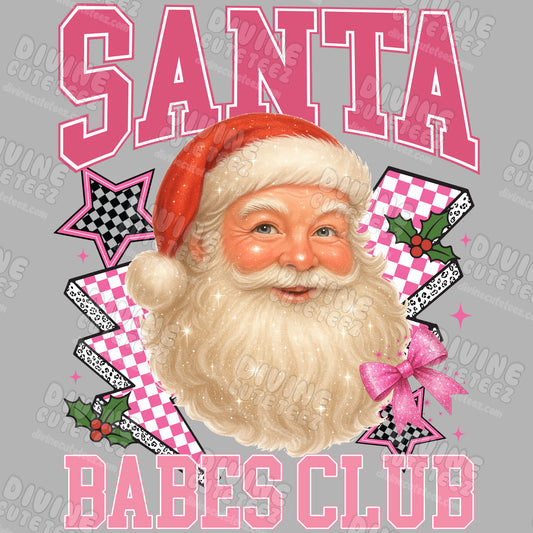 Santa Babies Club DTF Transfer