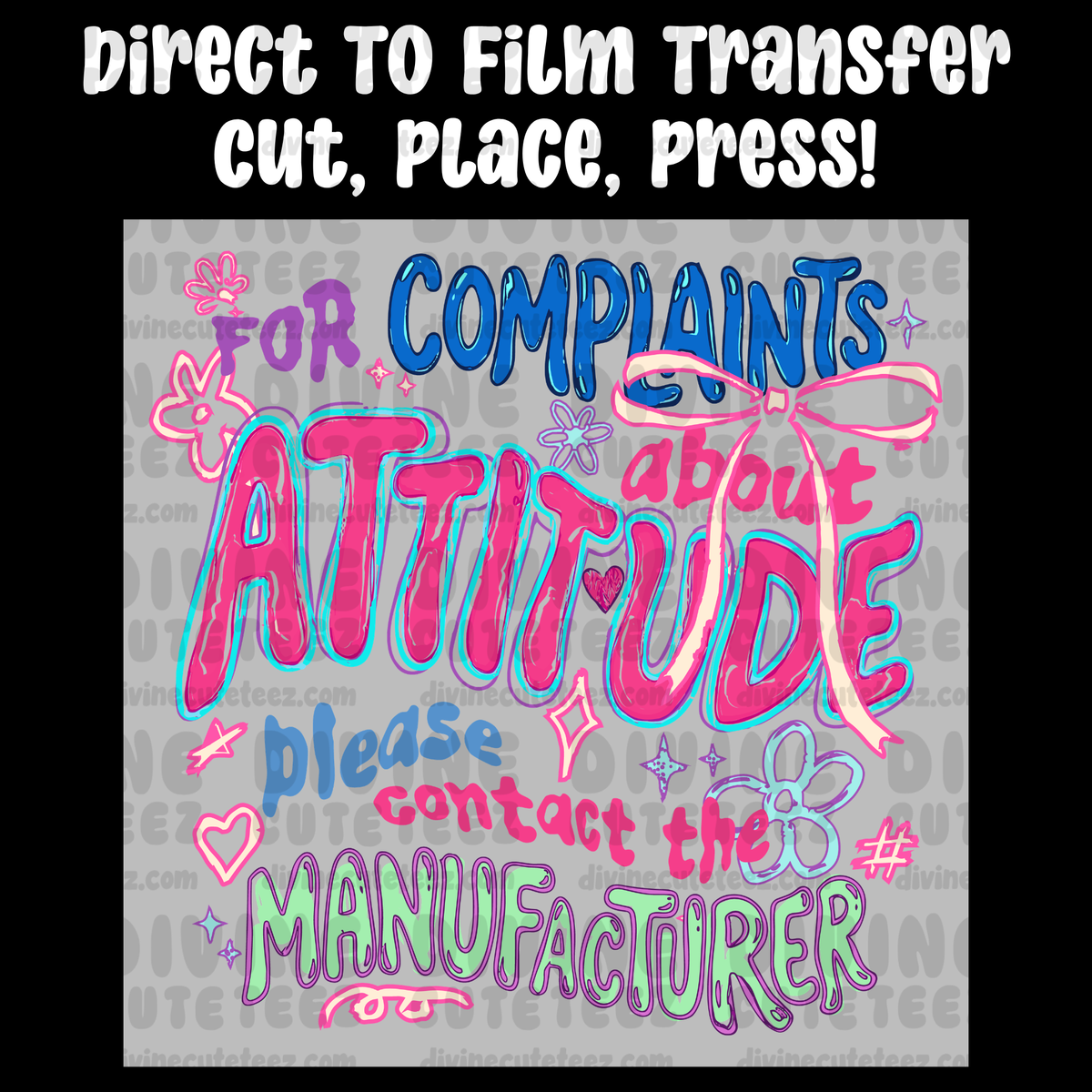 For Complaints About Attitude