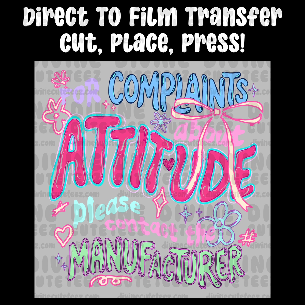 For Complaints About Attitude