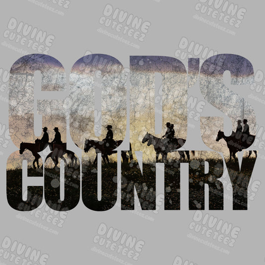 Gods Country DTF Transfer