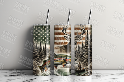 Huntin Fishin 20oz Sublimation Transfer
