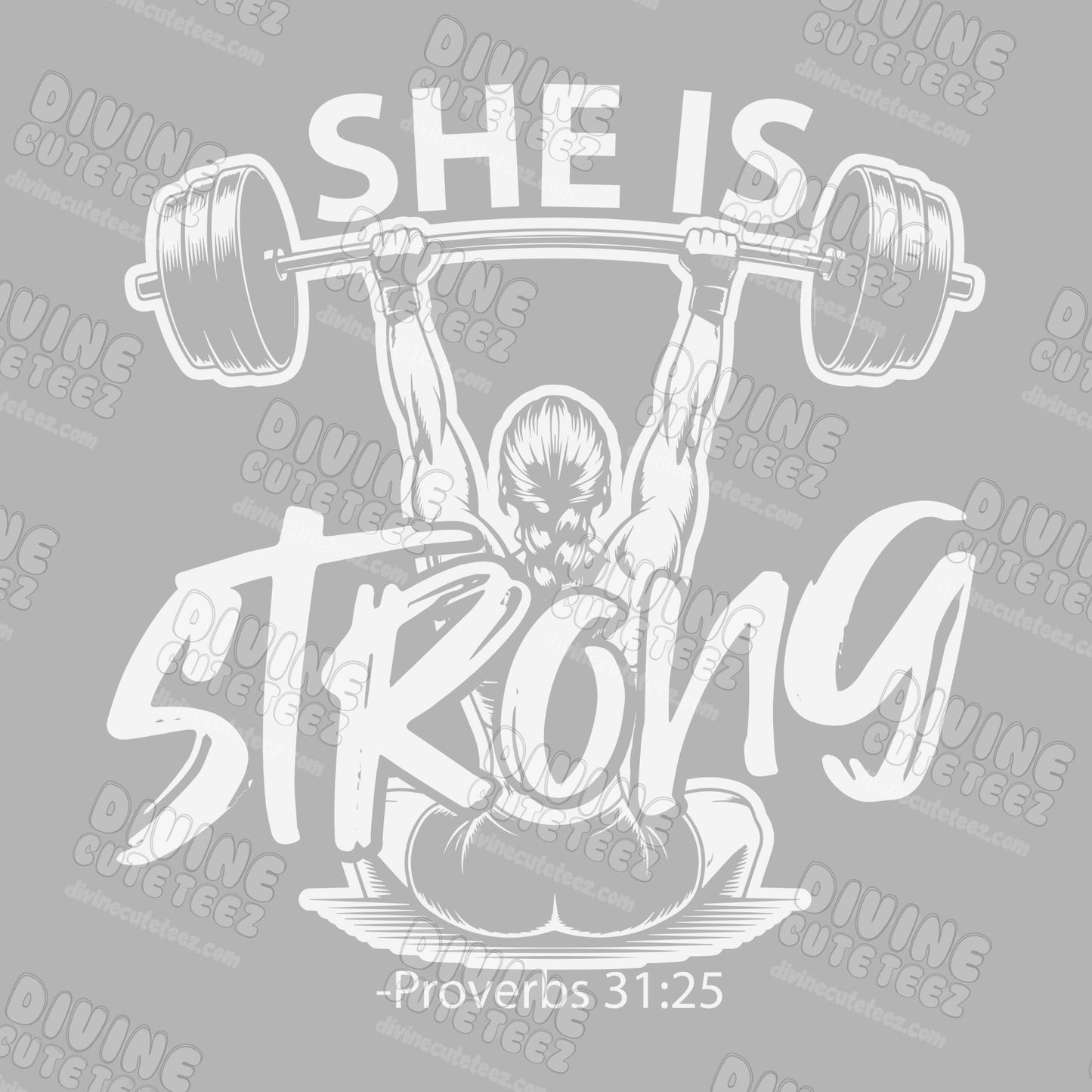 She Is Strong DTF Transfer