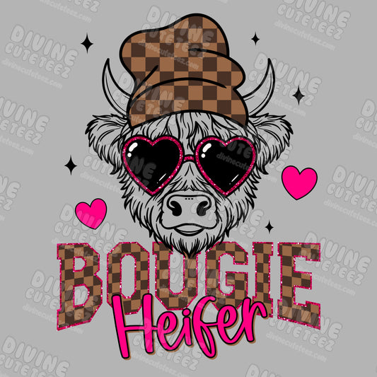 Bougie Heifer DTF Transfer