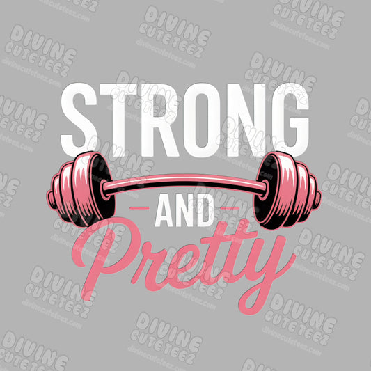 Strong and Pretty DTF Transfer