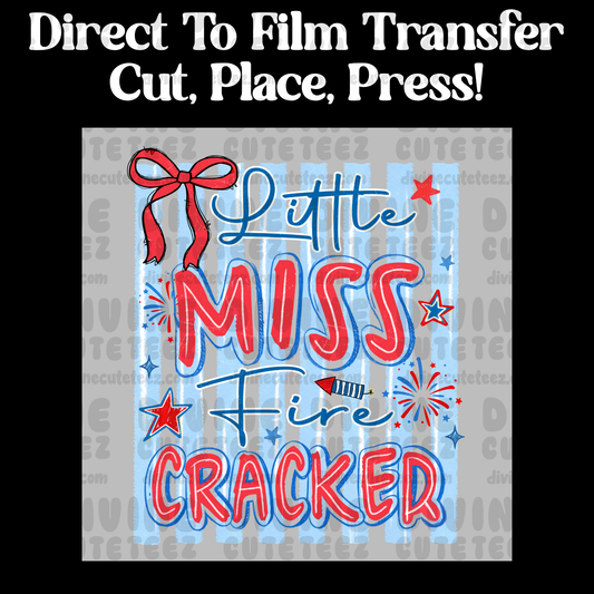 Little Miss Fire Cracker