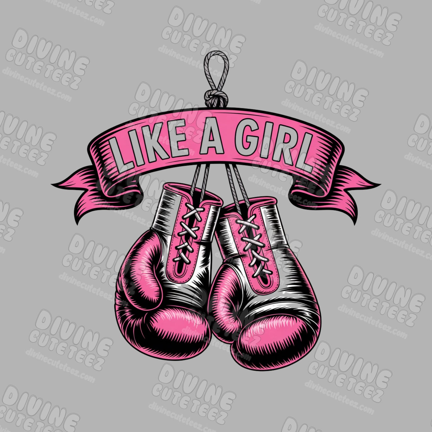 Like A Girl DTF Transfer