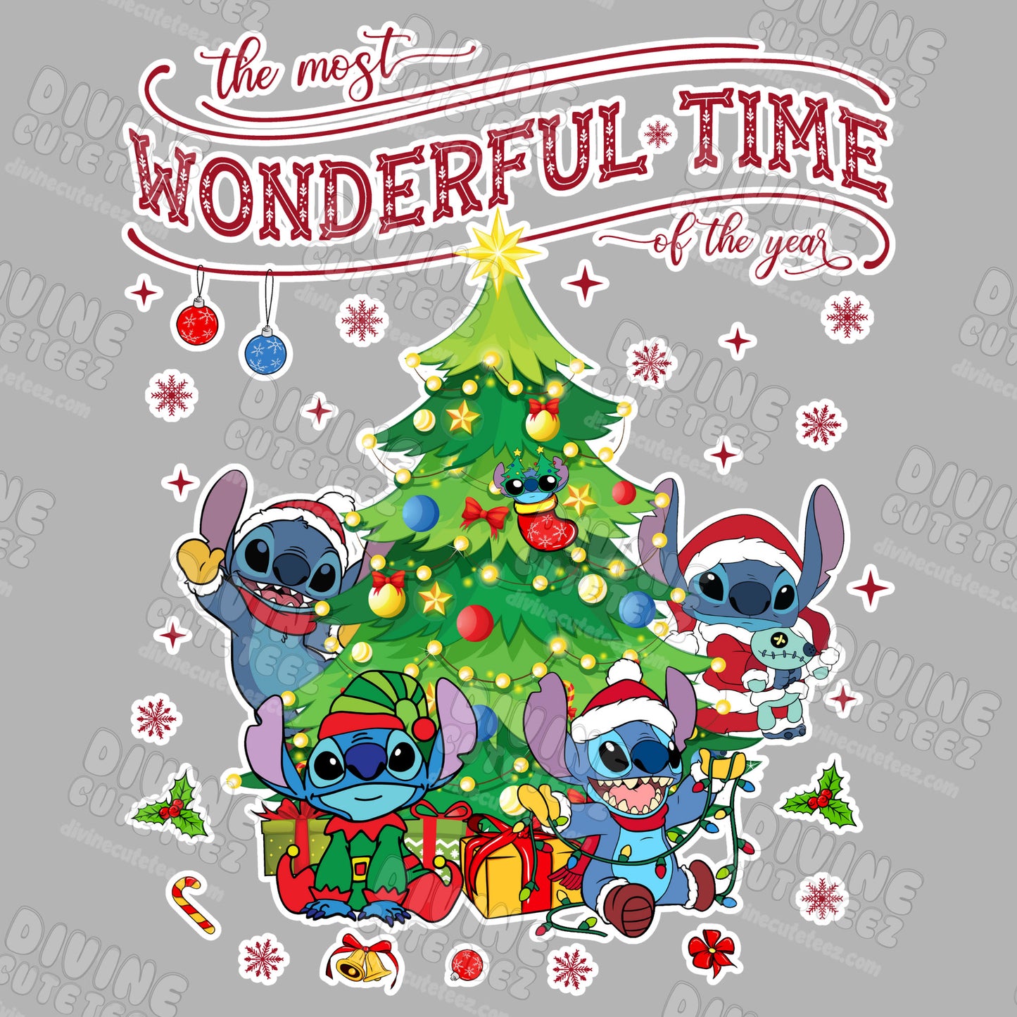 The Most Wonderful Time Of The Year DTF Transfer