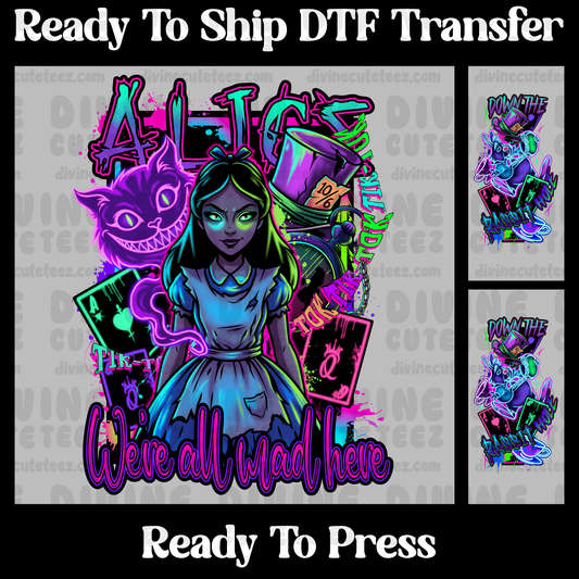 Were All Mad Here Sleeve Set