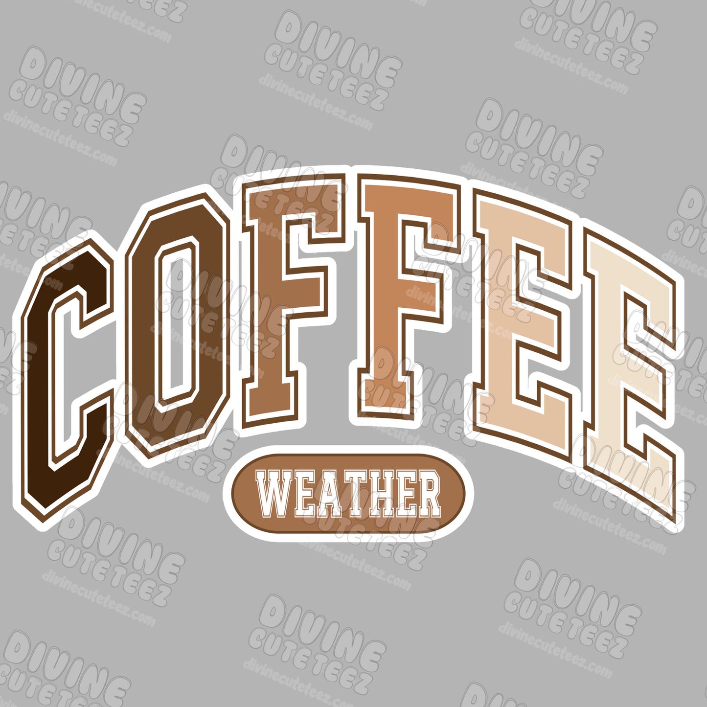 Coffee Weather DTF Transfer