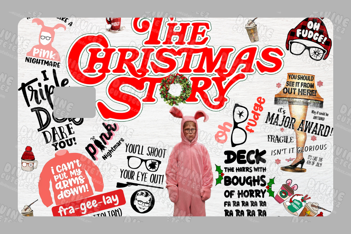 The Christmas Story Card Skin UV-DTF