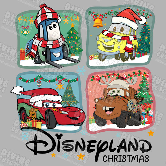 Disney Land Christmas DTF Transfer