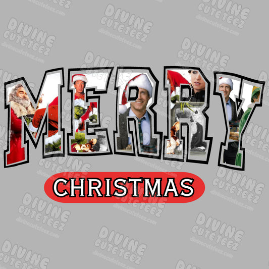 Merry Christmas DTF Transfer