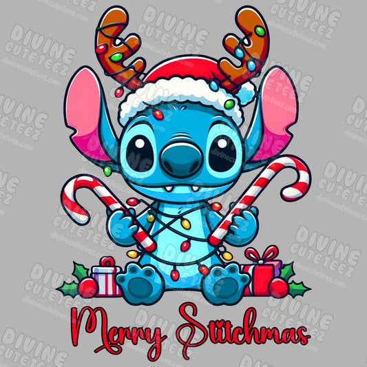Merry St*tchmas DTF Transfer