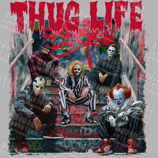 Thug Life DTF Transfer