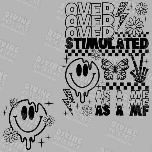 Overstimulated DTF Transfer Set