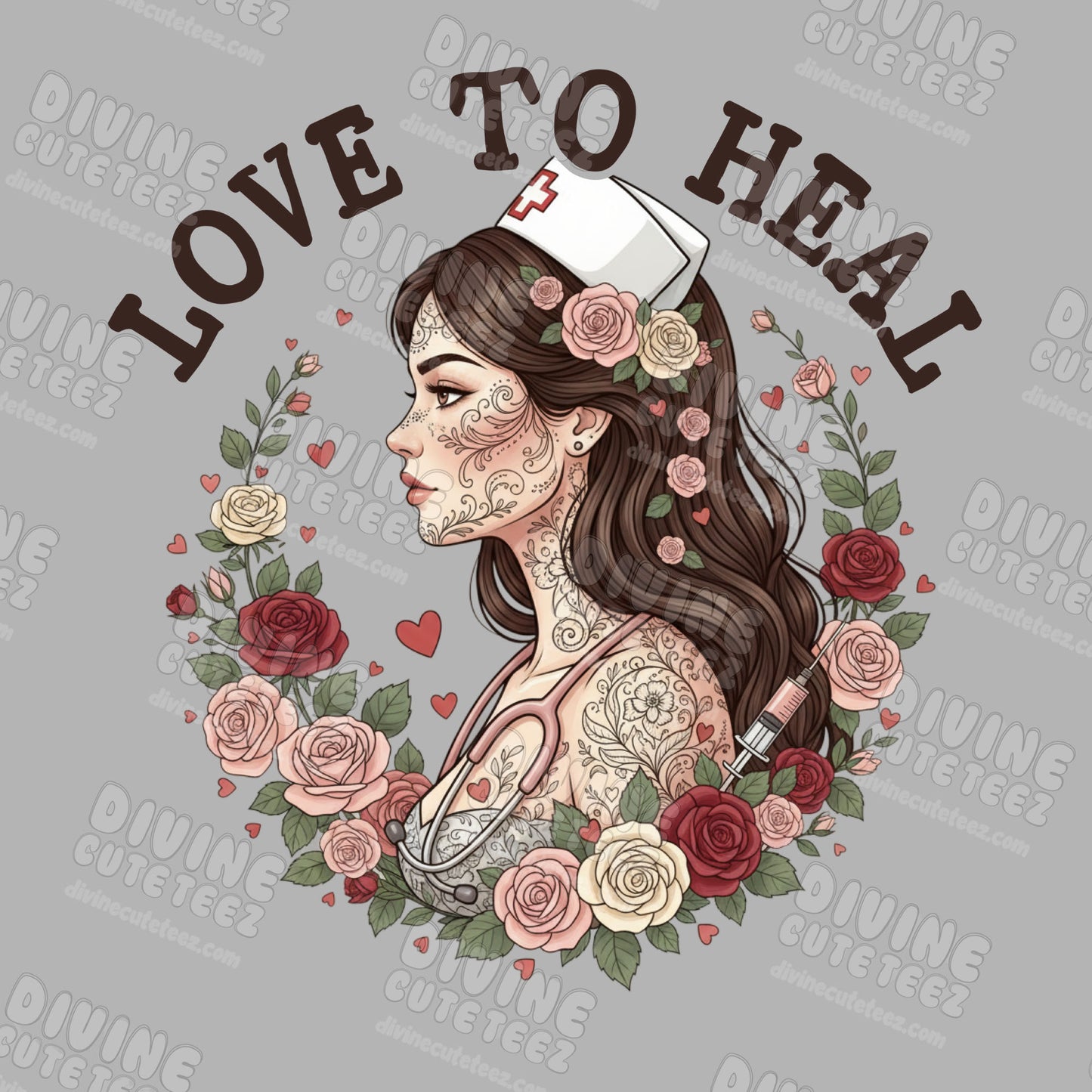 Love To Heal DTF Transfer