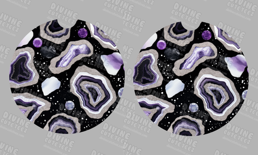 Amethyst Sublimation Coaster Set
