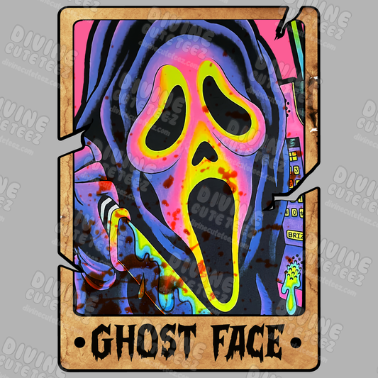 Horror Tarot Cards DTF Transfer