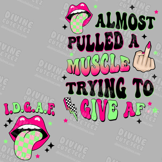 Almost Pulled A Muscle Trying To Give AF DTF Transfer Set