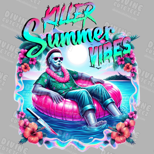 Killer Summer Vibes DTF Transfer