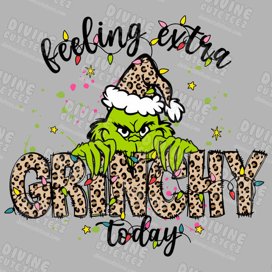 Feeling Extra Grinchy Today DTF Transfer