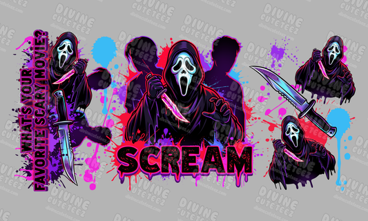 Scream 16oz UV-DTF Transfer
